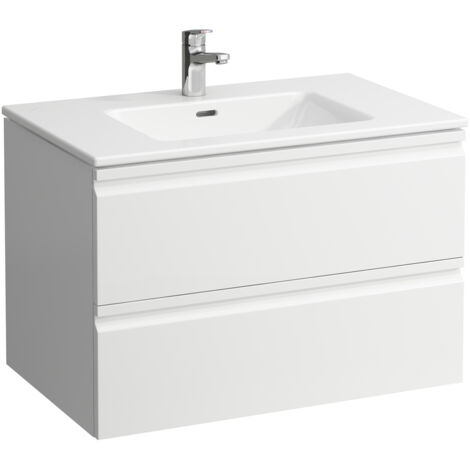 LAUFEN Pro S Set 800, lavabo, 1 agujero para grifo, rebosadero,
