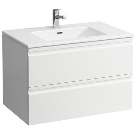 LAUFEN PRO S Set 800, Waschtisch, 1 Hahnloch, Überlauf, inklusive