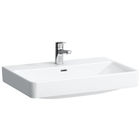 LAUFEN PRO S Waschtisch, 3 Hahnlöcher, mit Überlauf, 700x465mm,