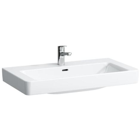 LAUFEN PRO S Waschtisch, 3 Hahnlöcher, mit Überlauf, 850x460mm,
