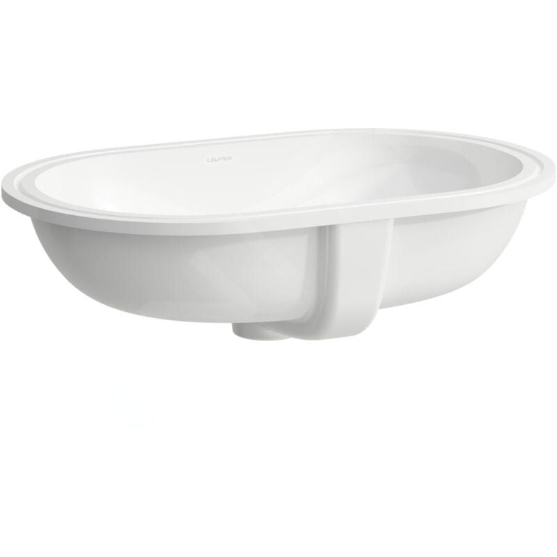 Savoy - Lavabo encastré 510x310 mm, avec trop-plein, sans trou pour robinetterie, blanc H8189450001091 - Laufen