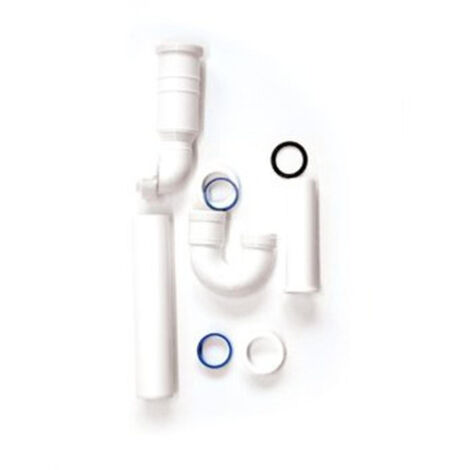 LAUFEN Siphon, DN40, avec raccord dévacuation flexible, pour