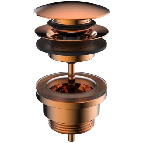 Laufen Sistema di scarico - Scarico lavabo, Click-clack, oro rosa H3709890821041