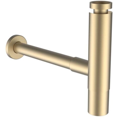 Laufen Sistema di scarico - Sifone di design, color oro spazzolato H3749800830001