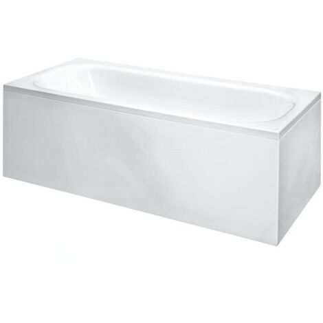 Laufen Solutions - Baignoire avec support et panneau en L droit, 170x75 cm, blanc H2235360000001
