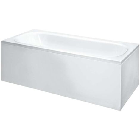 Laufen Solutions - Vasca da bagno con costruzione e pannello a L a destra, 1800x800 mm, bianco H2245060000001