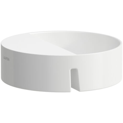 LAUFEN Sonar Ablage, für Badewanne, D= 270 mm, Marbond, weiß,