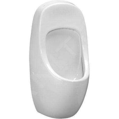 Laufen Tamaro - Urinoir électronique, alimentation d'eau arrière, alimentation secteur, sans bride, anti-vandalisme, blanc H8411250004011