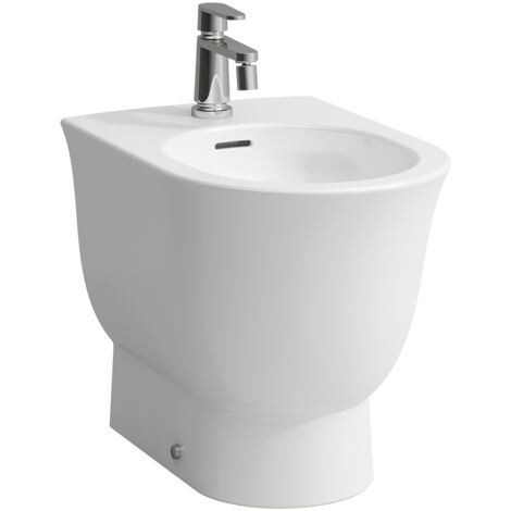 LAUFEN The New Classic Standbidet, 1 Hahnloch, mit Überlauf,