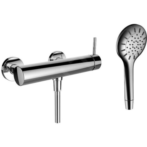 Laufen Twinplus - Mitigeur de douche mural avec pomme de douche, chrome HF905450100600