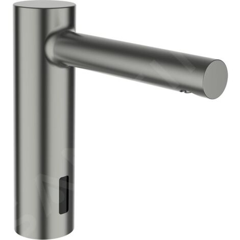Laufen Twintronic - Mitigeur de lavabo électronique, sans mélangeur, alimentation secteur, inox brossé HF707004423000