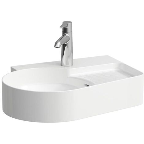 LAUFEN VAL Aufsatzwaschtisch, 1 Hahnloch, mit Überlauf,