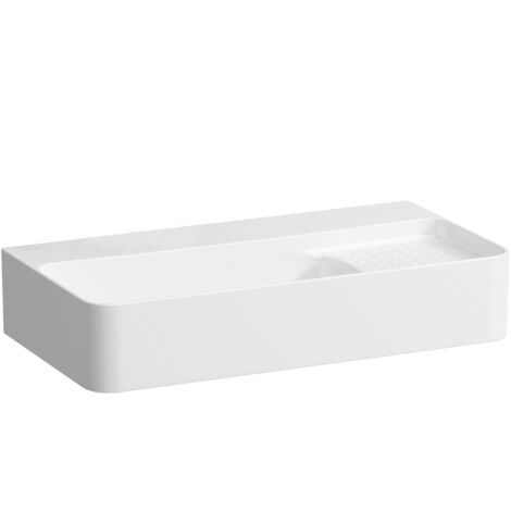 LAUFEN VAL lavabo sobre encimera COMPACT, sin agujero para grifo,