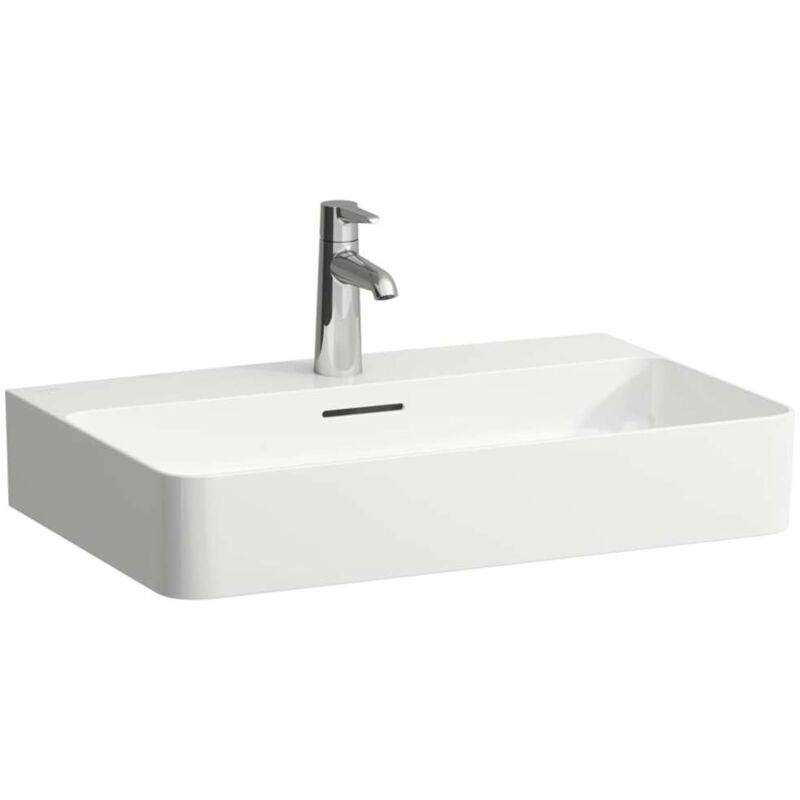 Laufen - val - Lavabo, 65x42 cm, avec trop-plein, trou pour robinet, blanc H8102840001041