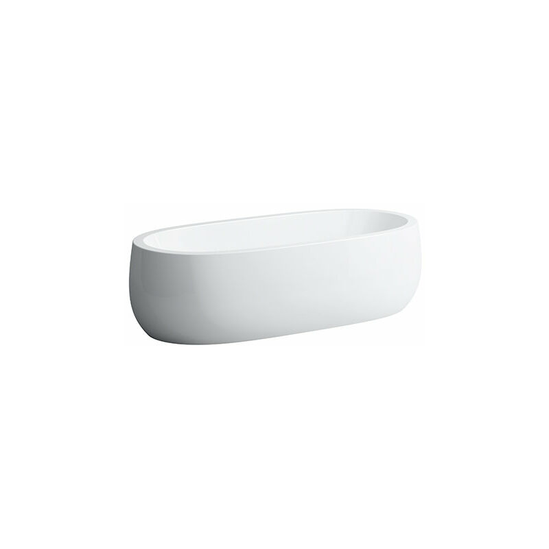 

Laufen Whirlpool Badewanne Mineralguss freistehend Il Bagno Alessi one 1830x870x460mm, mit Unterwasserbeleuchtung, mit Luftdüsen, weiß