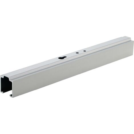 Laufschiene 53/73 Aluminium EV1 eloxiert Lagerlänge 2500 mm Wandmontage