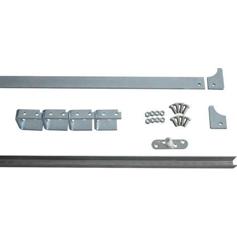 Laufschienen-Set 80785 Schienengröße 30x5mm Stahl verzinkt 60 mm Rollen