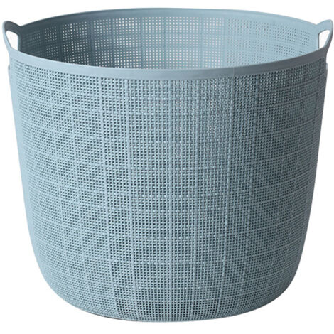 Laundry Hamper Basket with Handles Large Capacity Multifunction Plastic Dirty Clothes Basket for Bathroom and Balcony