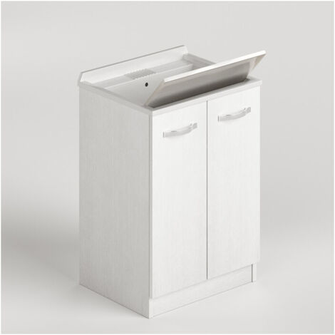 LAUNDRY LAVATOIO 2A 61X50X86 CM BIANCO FRASSINO- 1,0 pz