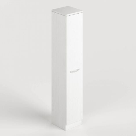 Laundry Mobile 1A+Ripiani Bianco Fra. Cm 36X38X182