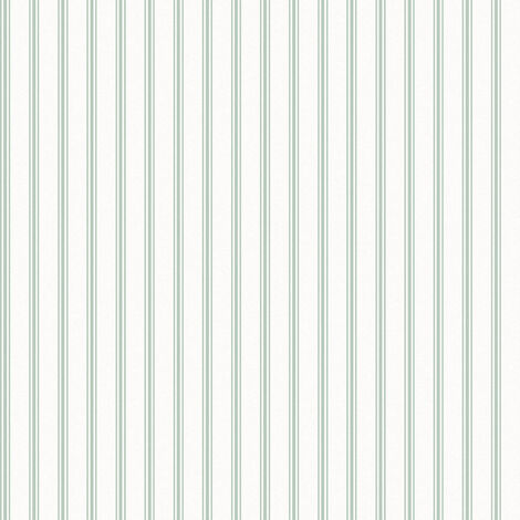 Laura Ashley Farnworth Stripe Vliestapete Sage Green 10mx52cm