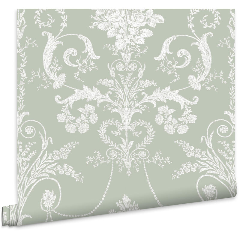 Josette Grun Vliestapete 10mx52cm - Laura Ashley