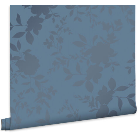 Laura Ashley Westbourne Vliestapete Midnight Blue 10mx52cm