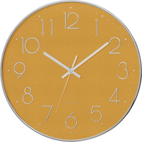 Laure reloj 3D plata D30cm - Atmosphera créateur d'intérieur