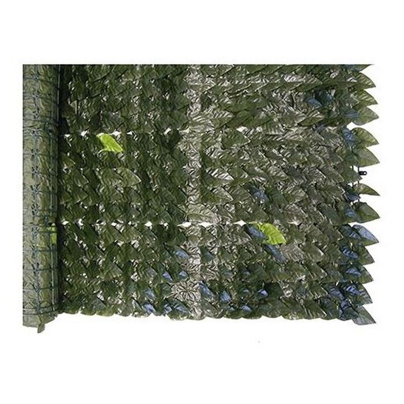 Feuilles de laurier de haie artificielle en pvc vert 1x3 mt feuilles synthe'tiques lavables pour usage exte'rieur