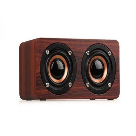 Lautsprecher-Kombination aus Holz, kabelloser Bluetooth 4.2-Lautsprecher, Stereolautsprecher