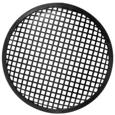 Lautsprechergitter aus Metall, 20,3 cm - schwarz