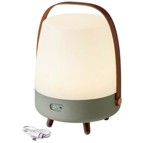 Lautsprecherlampe – tragbar und kabellos – bluetooth-verbindung und high-fidelity-sound, benzinfarbe - Kooduu - Lite-up Play Petroleum