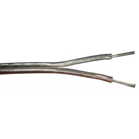 Lautsprecherleitung LS-FL 2 x 1,5 - 25 Meter, weiß Kabel & Leitungen
