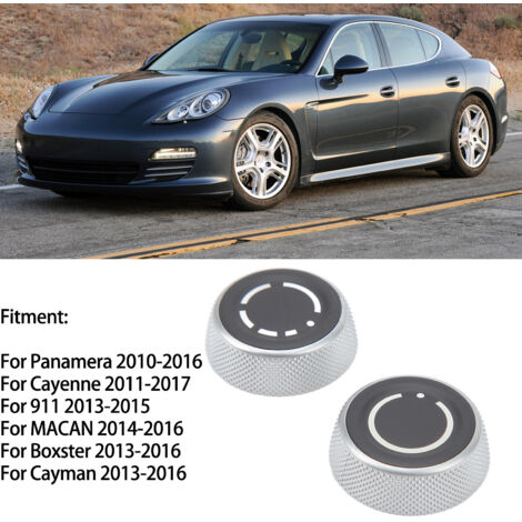 Lautstärkeregler für Panamera Cayenne 911, 2 Stück, Feineinstellung
