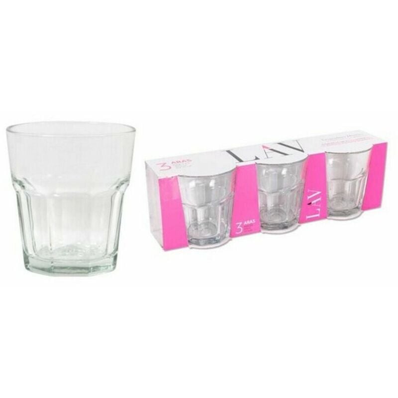

Set de Vasos Aras Cristal (3 uds) 326 g - ø 8,3 x 12 cm - LAV