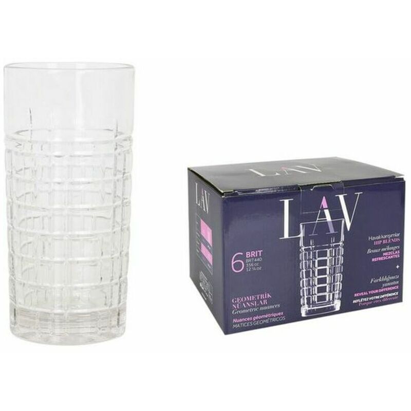 

Set de Vasos Brit (6 uds) (356 ml) - LAV