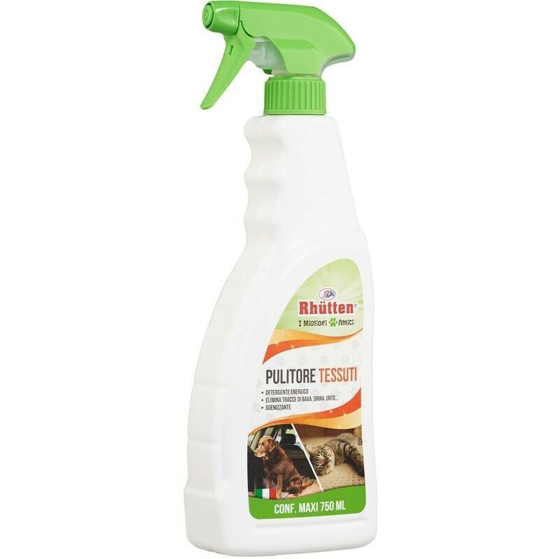 Pulitore Tessuti Migliori Amici 750ml Rhutten Cani Gatti Animali Do...