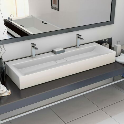 vidaXL Lavabo para Cuarto de Baño Lavamanos de Aseo Diferentes Tamaños Modelos