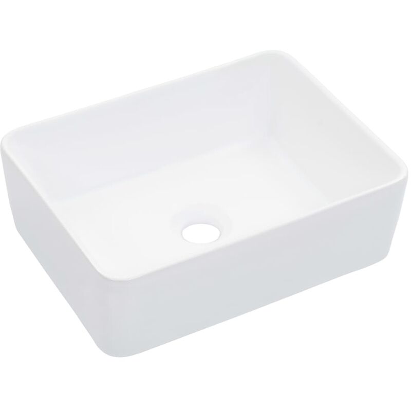 

Lavabo 40x30x13 cm cerámica blanco