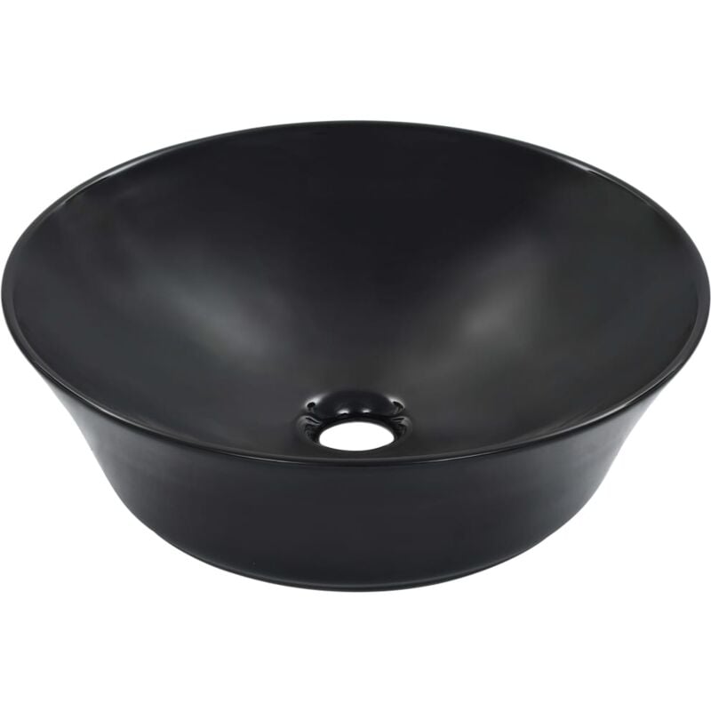 

Lavabo 41x12,5 cm cerámica negro - Negro - Vidaxl