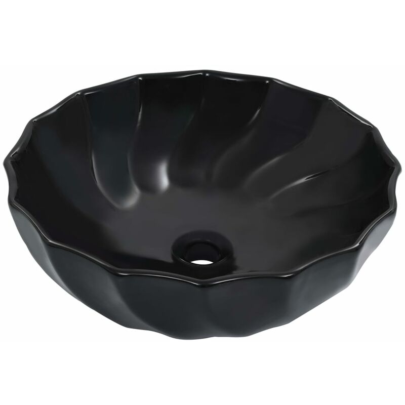 

Lavabo 46x17 cm cerámica negro
