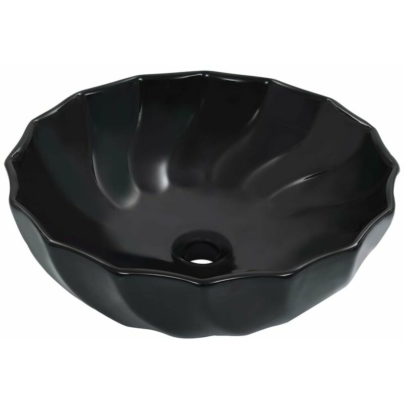 

Lavabo 46x17 cm ceramica negro