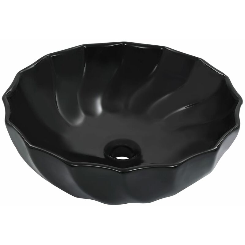 

Lavabo 46x17 cm cerámica negro - Negro
