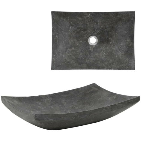 Lavabo 50 x 35 x 12 cm Marbre Noir