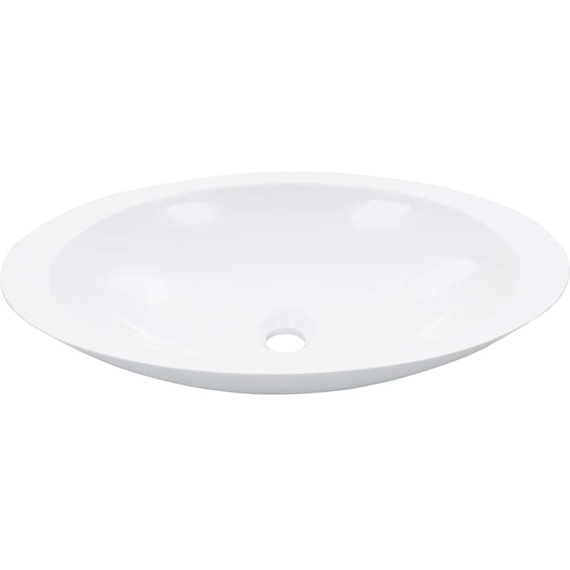 

Lavabo 59,3x35,1x10,7 cm resina mineral/marmol blanco