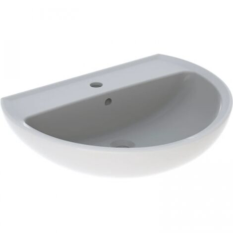 Lavabo 65x58 cm bianco lucido - Geberit Colibrì - Senza colonna