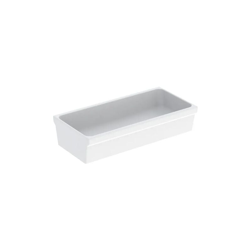 Lavabo à canal 45x85 blanc brillant Geberit Publica Elleboro