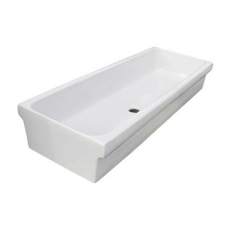 LAVABO À CANAL EN CÉRAMIQUE