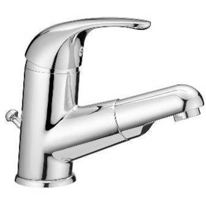 Lavabo à levier simple avec douchette amovible