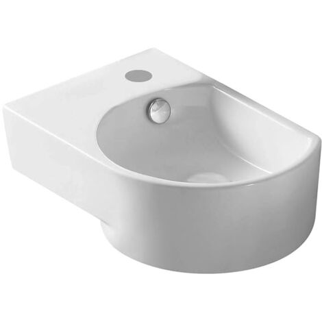 LAVABO A PARETE Mod LP92 Sanitari Ceramica LINPHA 40.5x27 Lavandino Destro